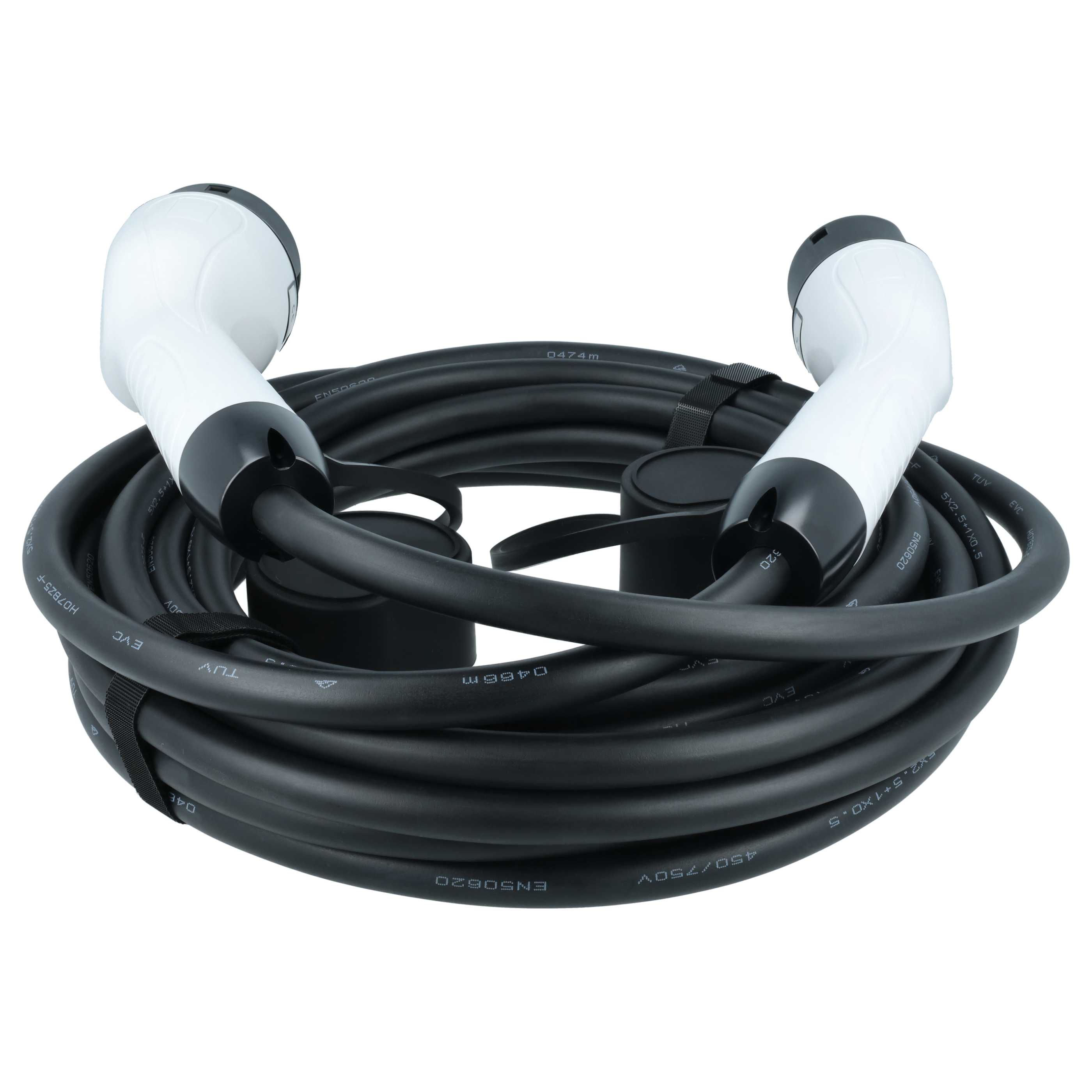 E-Auto Ladekabel Typ 2 zu Typ 2 - 16 A 3-phasig, 11 kW Mode 3, 10 m
